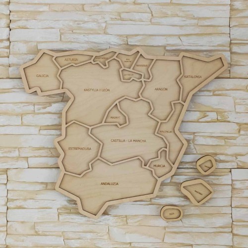 mapa podróży Hiszpania