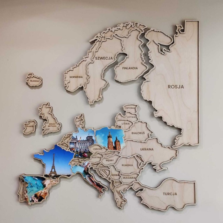 mapa europy na zdjęcia