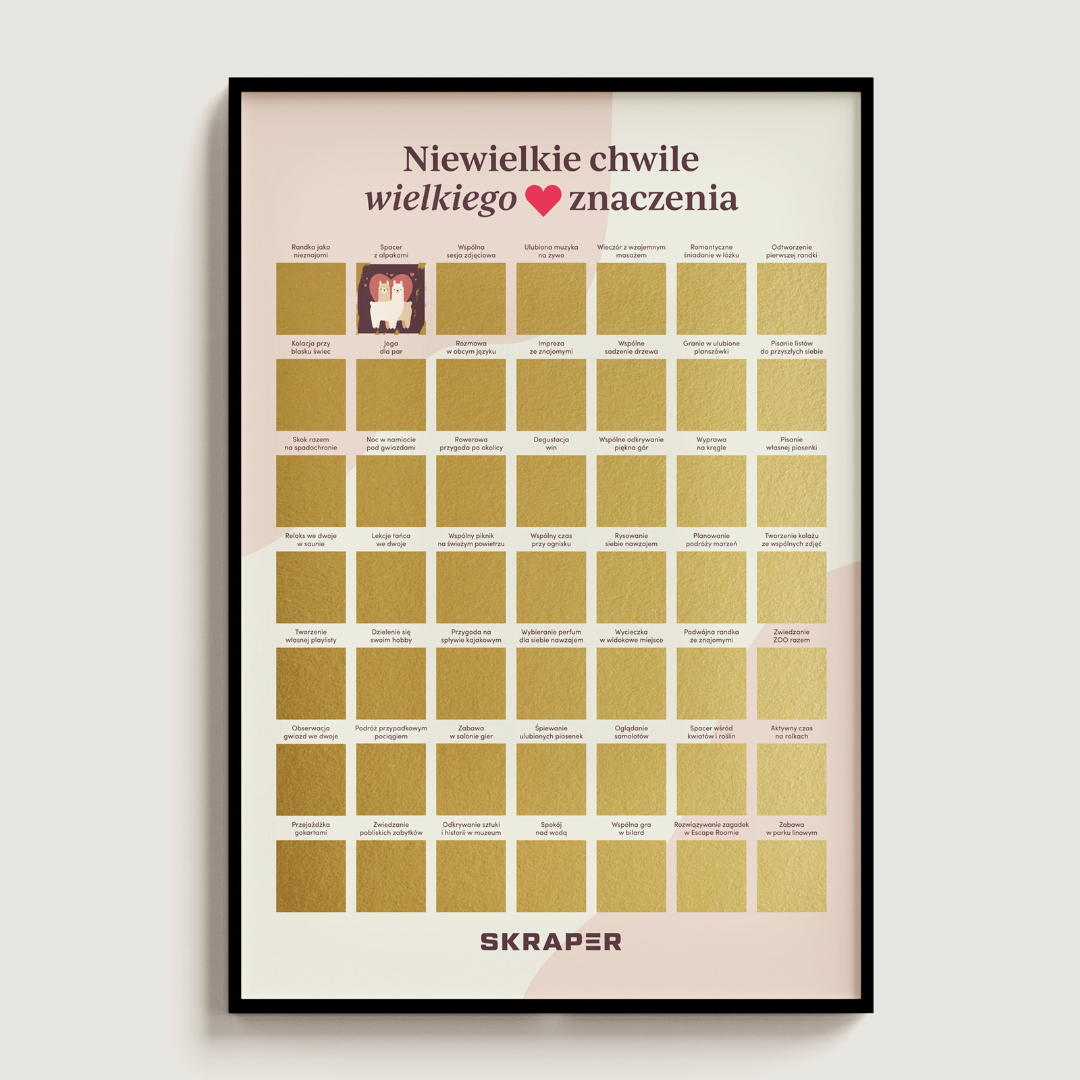 Plakat zdrapka
